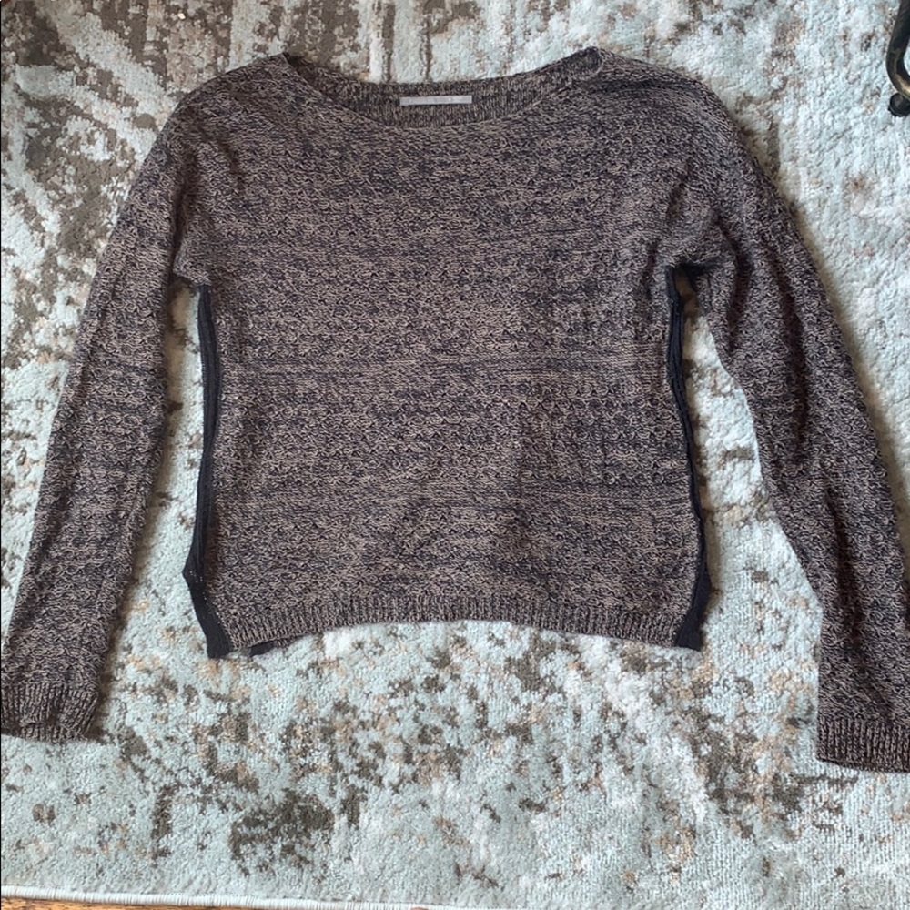 Brown trendy sweater